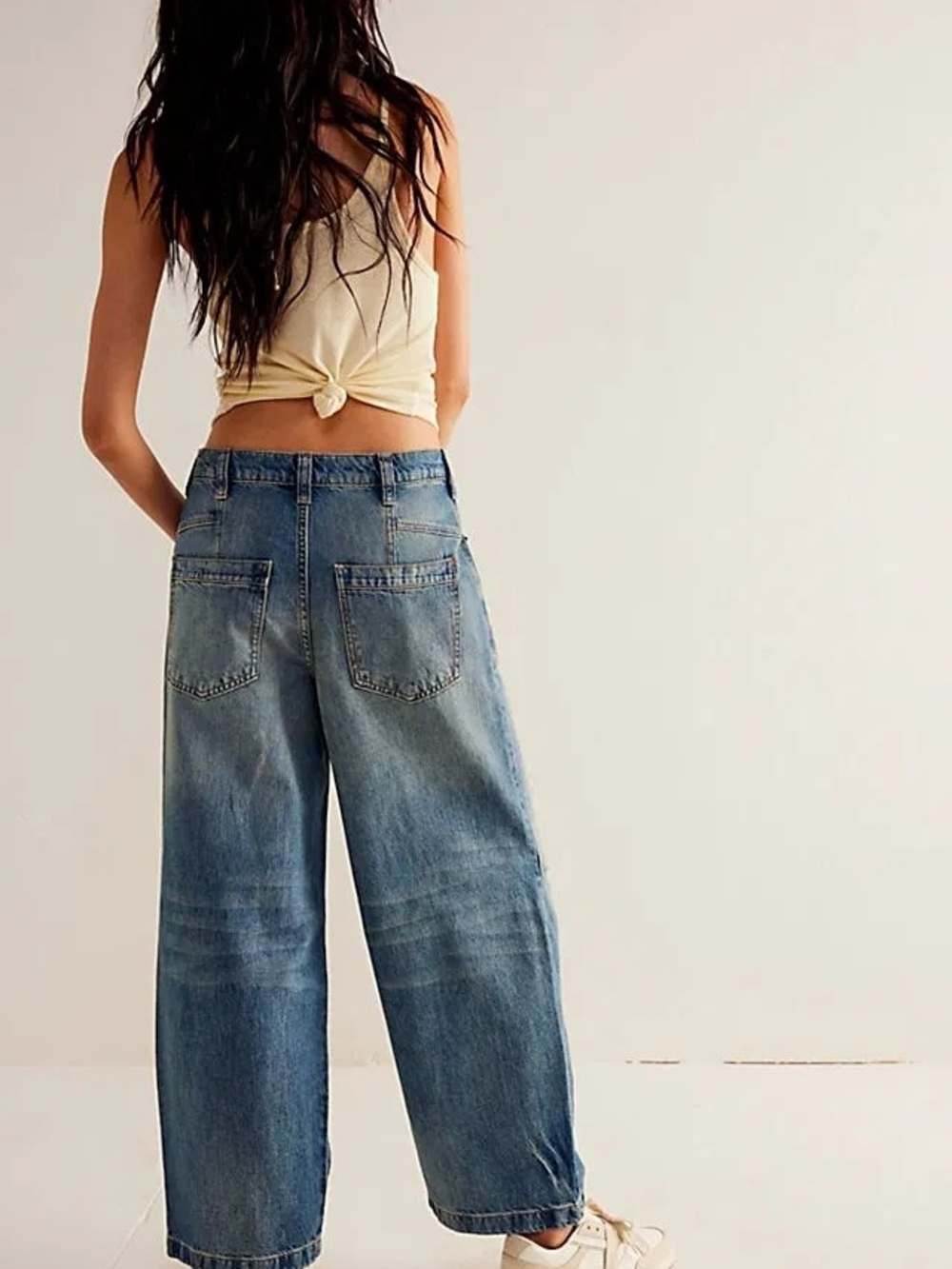 We The Free - Twin Flame Cropped Wide-Leg Jeans - Picture 3 of 8
